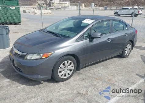 2012 Honda Civic Lx из США, поврежденный, VIN 2HGFB2F5XCH546020